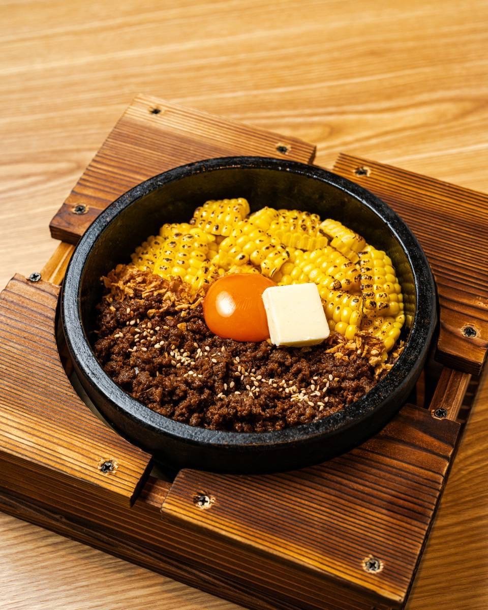 焦がしバター焼きコーン飯